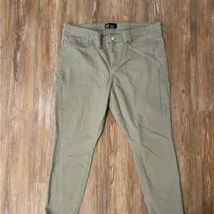 GAP Green Jeggings Full-Length Lightweight